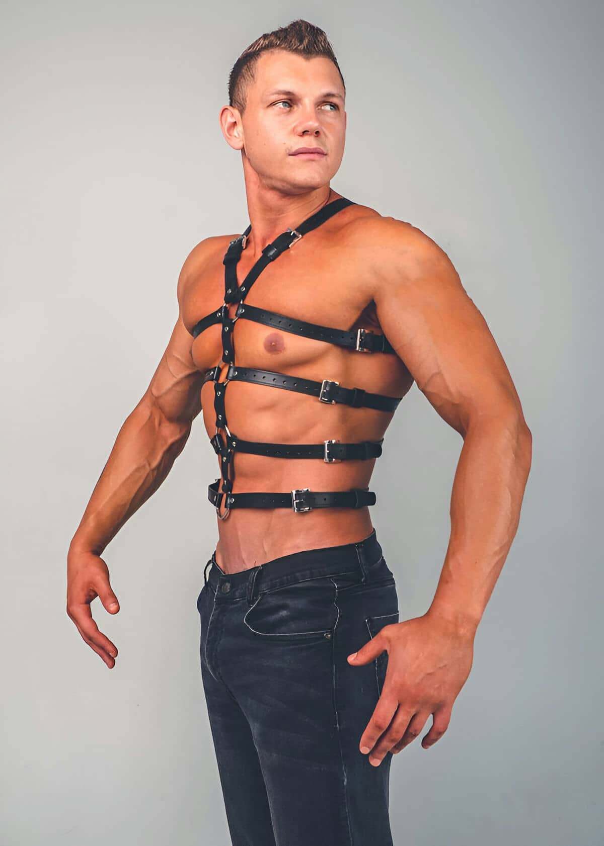 Erkek Fantazi Giyim Gay Harness - APFTM54