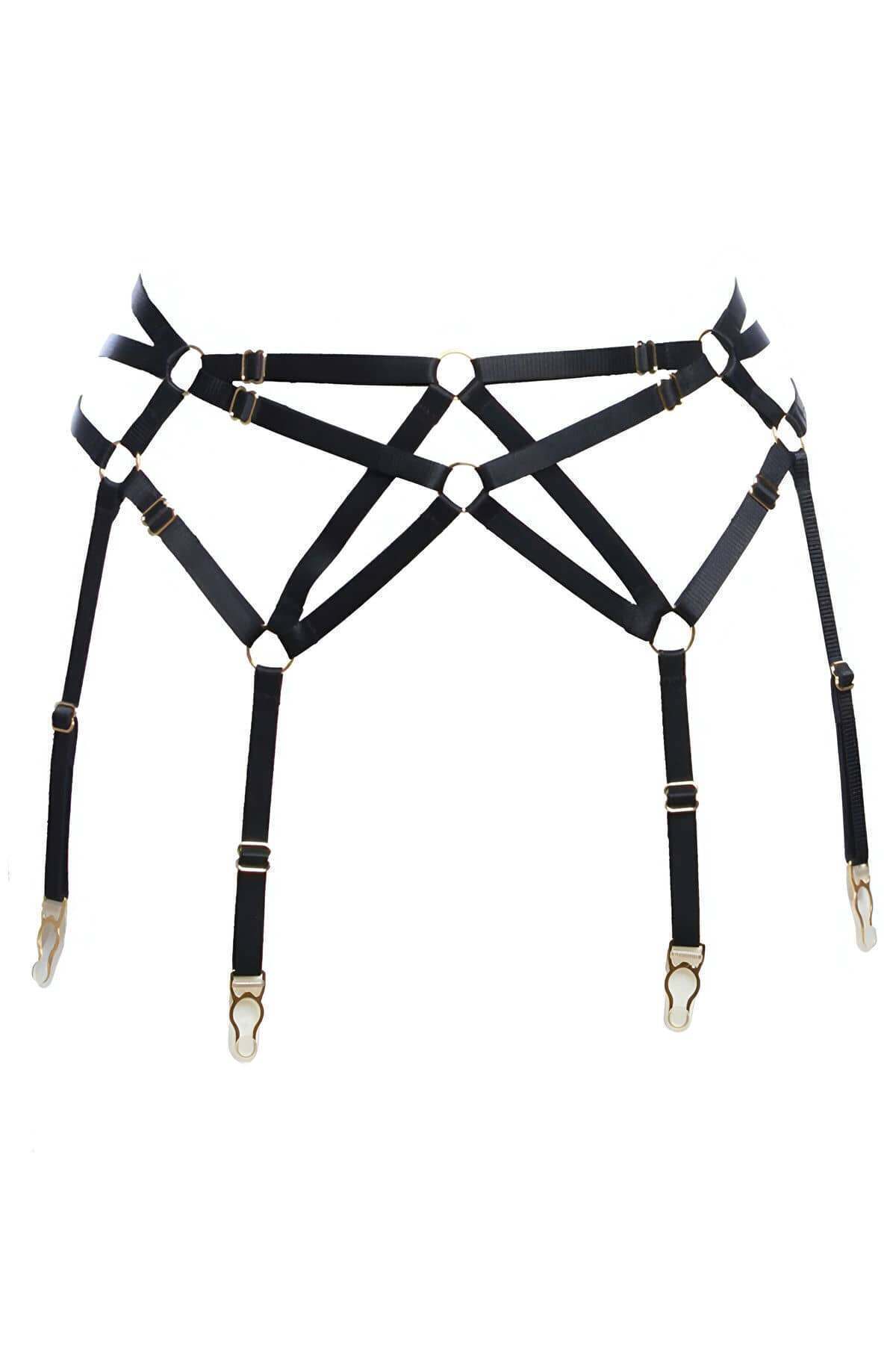 Çapraz Detaylı Şık Harness Jartiyer - APFT146